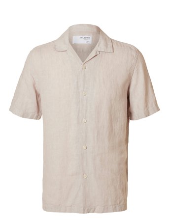 Selected | Slhrlxkylian Linen Ss Shirt Resort | L