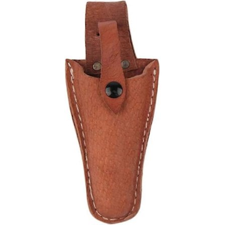 Bærbar beskæresaks taske, skede værktøj bærbar havesaks taske med spænde nitte forstærkning til udendørs frugttræ gren saks (brun)