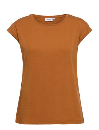 U1520, Adeliasz T-Shirt T-shirts & Tops Short-sleeved Keltainen Saint Tropez