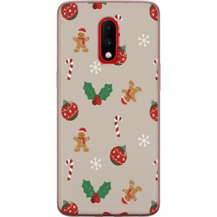 Oneplus 7 Genomskinligt Skal Christmas