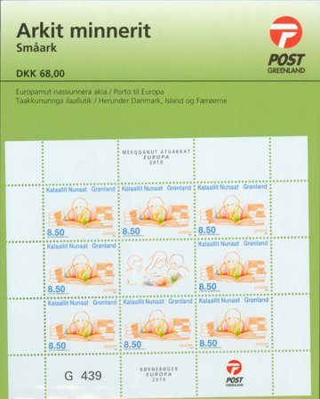 Grønland - EUROPA småark - Postfrisk småark 68,-