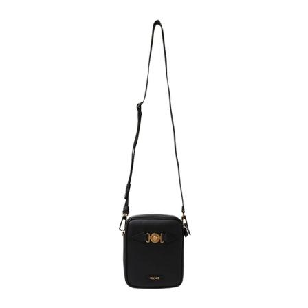 Versace, Shoulder Bags Zwart, Dames, Maat:ONE Size,leer