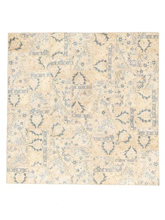 Ruční Vázání Patchwork Koberec 249X249 Vlněný Béžová/Oranžová Velký