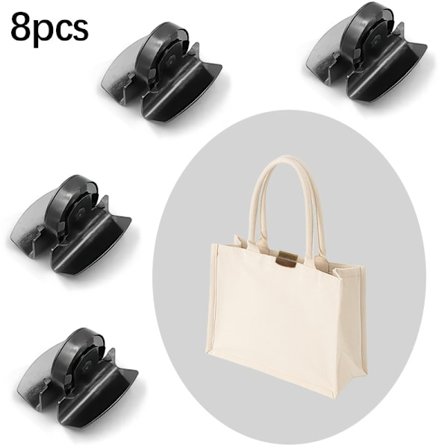 8 stk. taske snap Tilbehør Magnet spænde Magnetisk spænde Kunstlæder taske snap knap Skjult knap ingen-sy knap snap