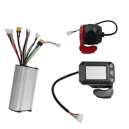 36V 350W Foldbar Scooter Controller Kit Elektrisk Scooter Controller LCD Display Bremse Accelerator-Perfet
