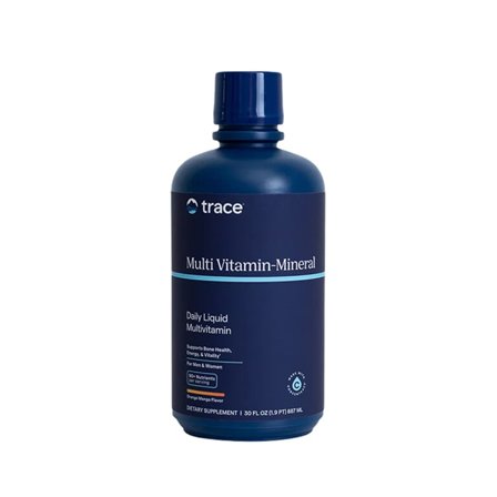Trace Minerals Flytende Vitamin-Mineral Appelsin Mango 887 ml