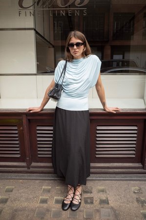 NA-KD Ballerinaskor med snörning - Lågskor - Svart - EU 41