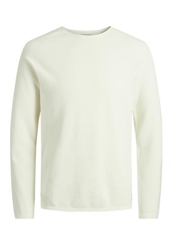 Jjehill Knit Crew Neck Noos White Jack & J S