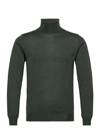 Cole Rollneck Knitwear Turtlenecks Grønn Oscar Jacobson*Betinget Tilbud