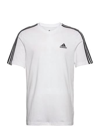 Essentials 3-Stripes Tee T-shirt Hvid Adidas Performance