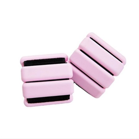 Set med 2 justerbara bärbara handleds- och fotledsvikter, 0,45 kg