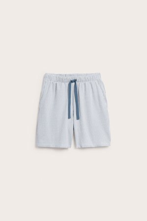 Kappahl | Pyjamasshorts i seersucker Mørkeblå 2XL | Mørkeblå