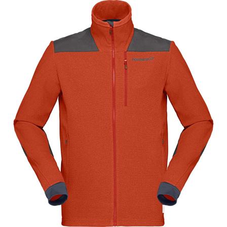 Norrøna Men's Svalbard Warm1 Jacket Men Mid layer tops Orange S