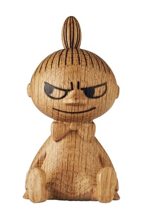 Dsignhouse x Moomin - Puinen koriste Muumipeikko Pikku Myy 8 cm - Luonnonväri - Koriste-esineet - - Homeroom