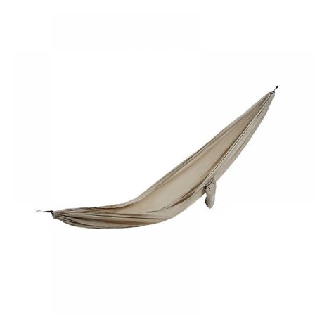 Camping Hängmatta, Enkelsäng Hängmatta Ultralätt Bärbar Fallskärmshängmatta Nylon Resehängmatta Camping Vandring (Varm Sand)