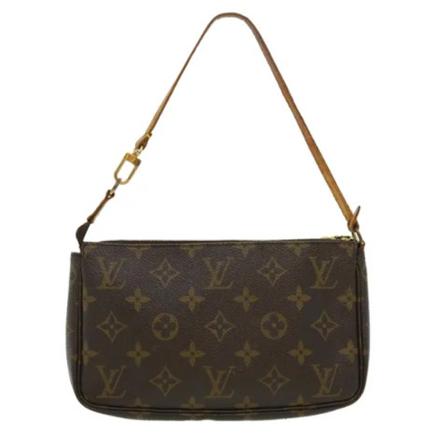 Louis Vuitton Vintage Pre-ownedCanvaslouis-vuitton-bags Brun, Dame Vintage Tasker, Størrelse: ONE Size