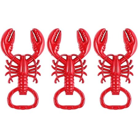 3 stk hummer flaskeåpner Utsøkt ølflaskeåpner Kreativ metallflaskeåpner for hoteller og hjem