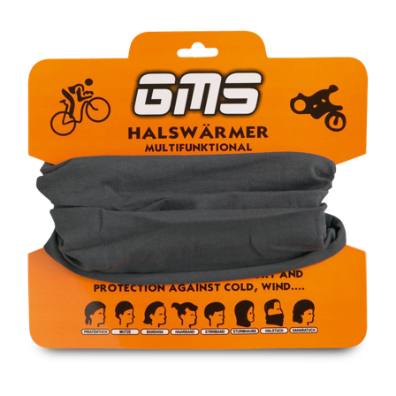 Nákrčník GMS Bavlněný Tmavá Šedá Univerzální velikost