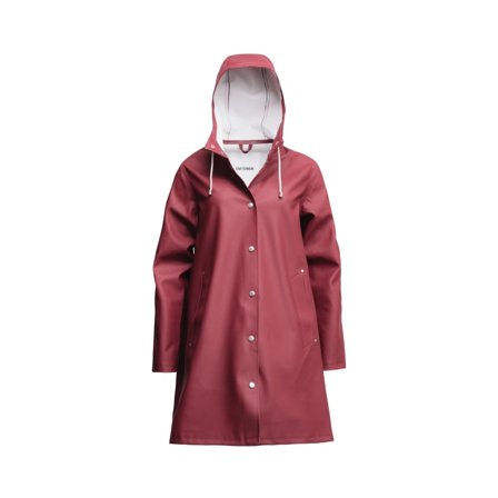 Stutterheim Women's Mosebacke Raincoat (2021) Women rain jackets Red S