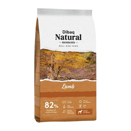 DIBAQ - Natural Moments Lamb 15kg - Hund - Hundefôr & hundemat - Tørrfôr for hund - ZOO.no