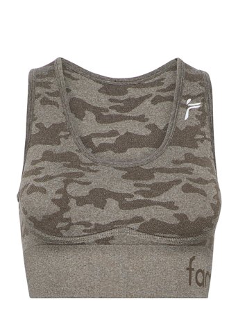Camo Sports Bra Green Famme