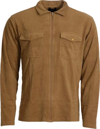 Dobsom Men's Pescara Fleece Shirt Men Mid layer tops Brown XXL