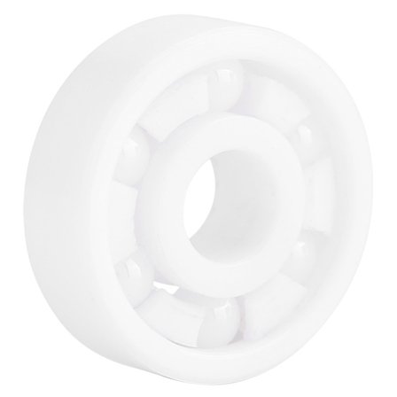 1 stk. 626 6x19x6mm Hvid Høj Præcision Fuld Keramisk ZrO2 Kugleleje