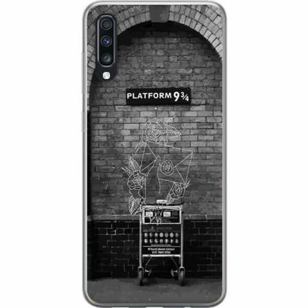 Samsung Galaxy A70 Genomskinligt Skal Harry Potter Hogwarts Le