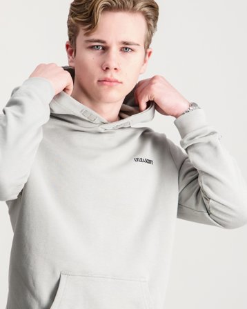 Lyle & Scott Logo Print Hoodie Szary Bluzy z kapturem Chłopiec - Kids Brand Store