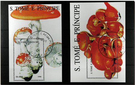 Svampe St. Tome 2 miniark