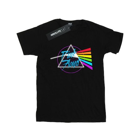 Pink Floyd Dam/Damer Neon Darkside Bomull Boyfriend T-shirt