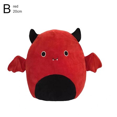 Squishmallows 2022 Halloween Squad 8 " Emily Kokomusta Lepakko Pl - Täydellinen Punainen 20cm