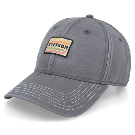 Stetson - Grå adjustable Keps - Baseball Cap Cotton Grey Adjutable @ Hatstore