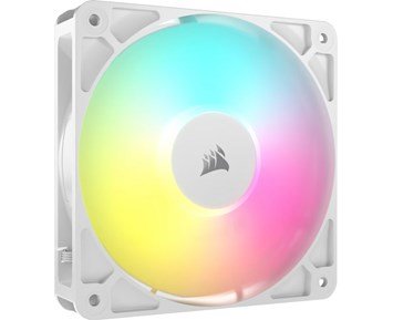 Corsair-RS120 ARGB White, 120mm ARGB Fan, Single Pack-Corsair RS120 ARGB 120 mm PWM-vifte for kabinett-Computer components-Ukategoriserte produkter