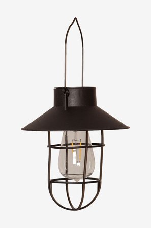 Star Trading - Solcellsdekoration Cage 21cm - Svart - Solcellslampor - Från Homeroom