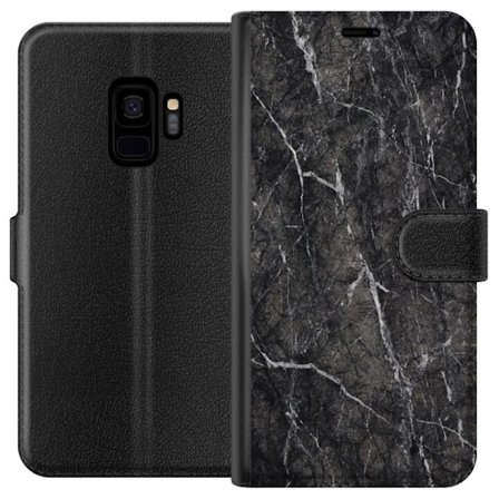 Kompatibelt Lommeboketui til Samsung Samsung Galaxy S9 Svart Marmor
