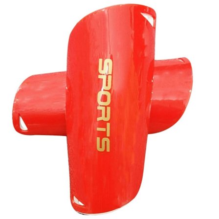 1 par Fodbold skinnebensholder Fodbold skinnebensbeskytter Betræk RØD L