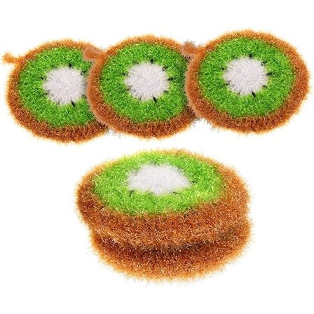 5 stk. Restaurant Rengøring Akryl Svampesvampe Komfur Retter Hjem Super Skrubbere Klud Skåle Skåle Klud Badeværelse Gryde Skrubning Skrubber Retter 