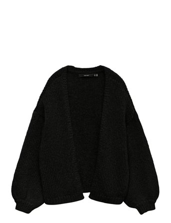 Vmmaybe Ls Open Cardigan Noos Black Vero Moda