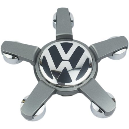 Passar Volkswagen 5-ekrad navkapsel däcklogotyp 135mm (4 st)