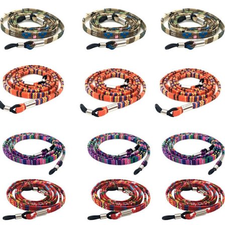 12 STK Halsspænde Halsbånd Justerbare briller Halsbåndsbriller