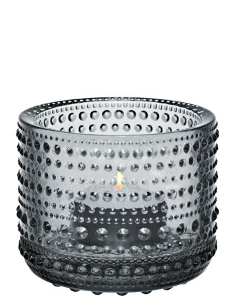 Iittala Kastehelmi Teal.candleh. 64Mm - Grey - Ø 6.4CM