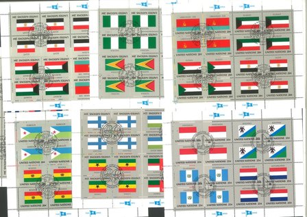 FN - 7 stemplede flagark