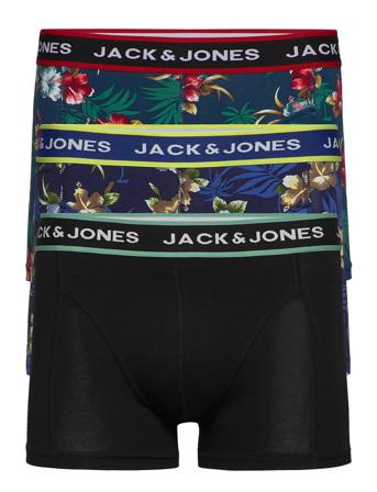 Jacflower Trunks 3 Pack.noos Boksershorts Svart Jack & J S*Betinget Tilbud