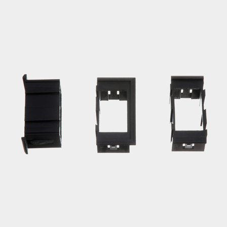 Montážní rámeček pro lodní spínač, pro 1 spínač, střední, černý