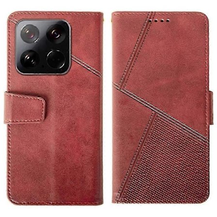 För HMD Fusion 5G Fodral Läderplånbok Telefonfodral Ställ Kalvtextur