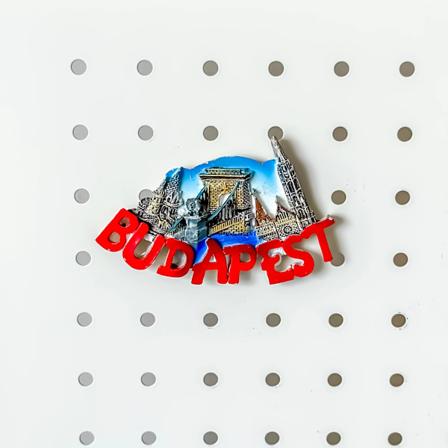 Jääkaappimagneetti Budapest Unkari Jääkaapin magneettinen tarra Hartsi Matkamuisto Koti Dekoraatio Jääkaapin magneetti Lapsille Lahjat F