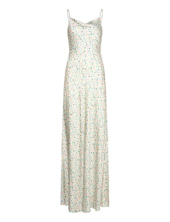 Malina | Lowa Satin Slip Maxi Dress | XL