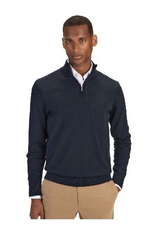 John Henric Merino Zipper Sweater (rick) Tröjor Herr S