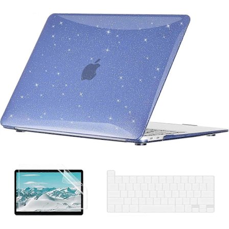 Yhteensopiva MacBook Air 13 tuuman kotelon kanssa 2021 2020 2019 2018 M1 A2337 A2179 A1932 Retina-näytöllä Touch ID -kotelo + TPU-näppäimistön suojus 